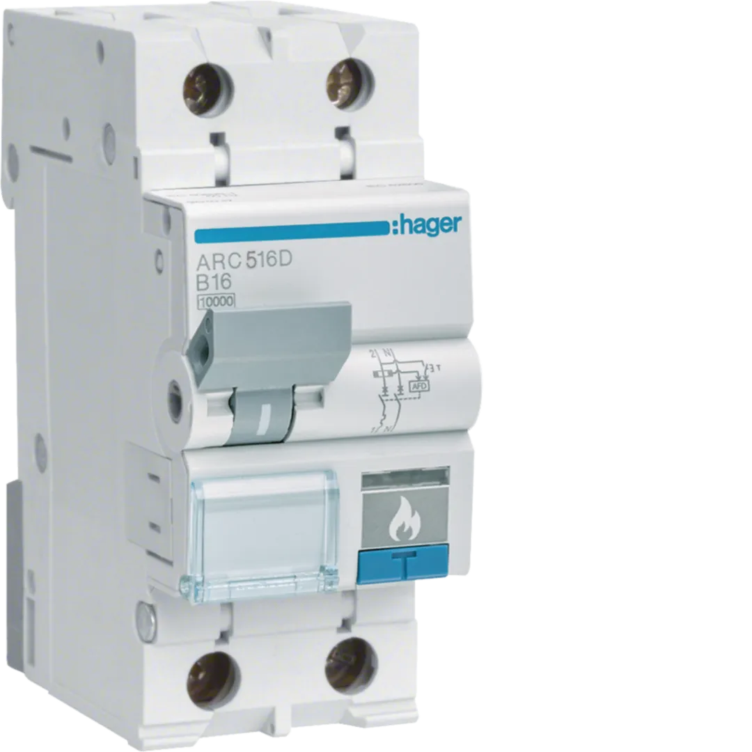 Dispozitiv de protecție arc AFDD, 1P+N 10kA C 6A 2M