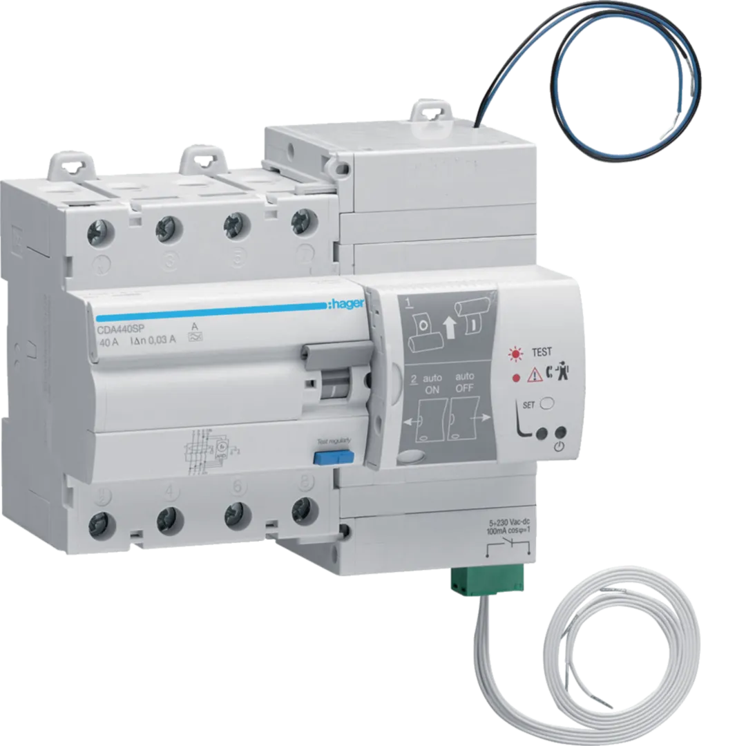 Inttrerupator dif. 4P 40A, 30mA, tip A, reanclansare automata pro