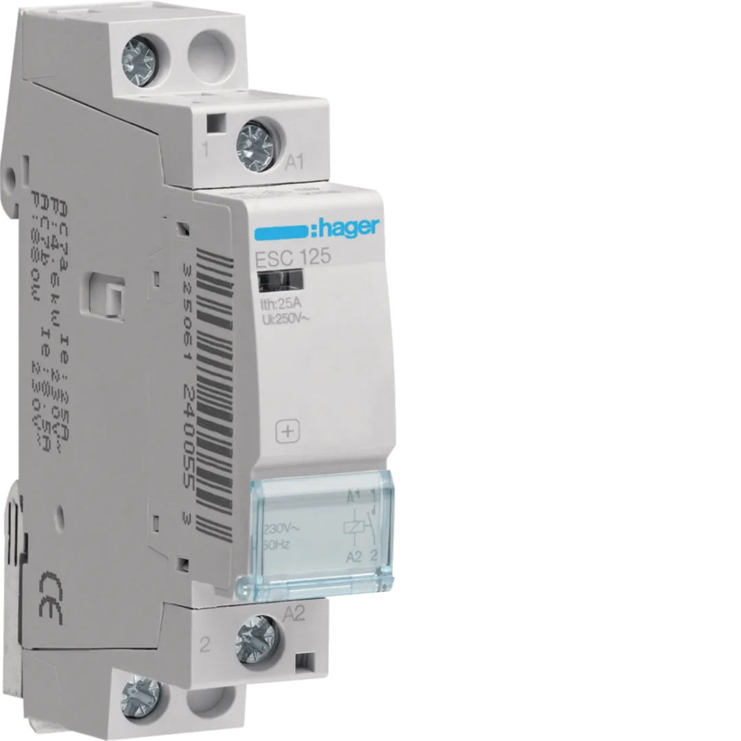 Contactor, 25A, 1ND, 230V