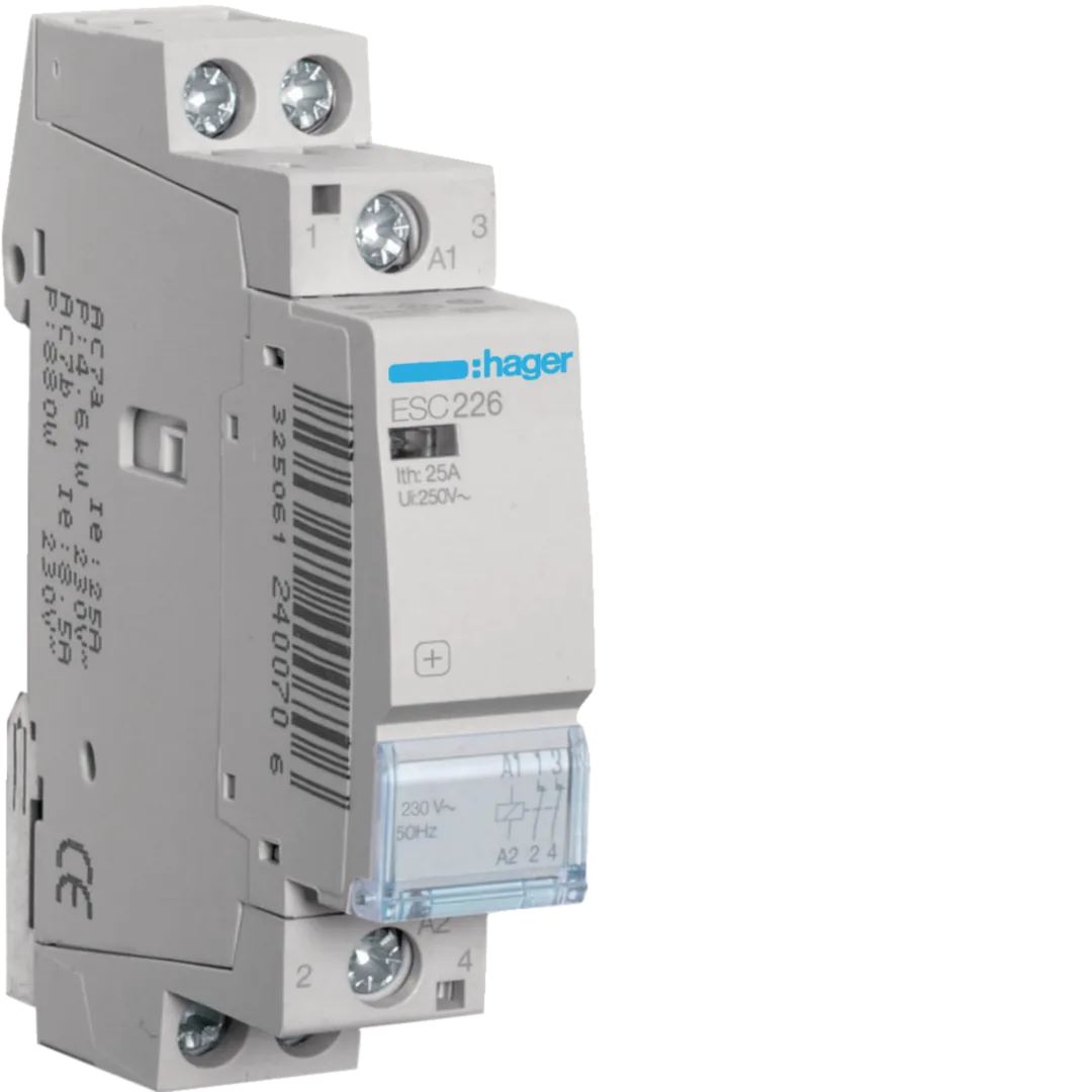 Contactor, 25A, 2NI, 230V