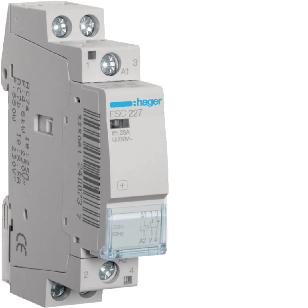 Contactor, 25A, 1ND/1NI, 230V