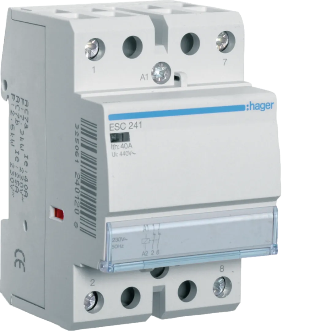 Contactor, 40A, 2NI, 230V