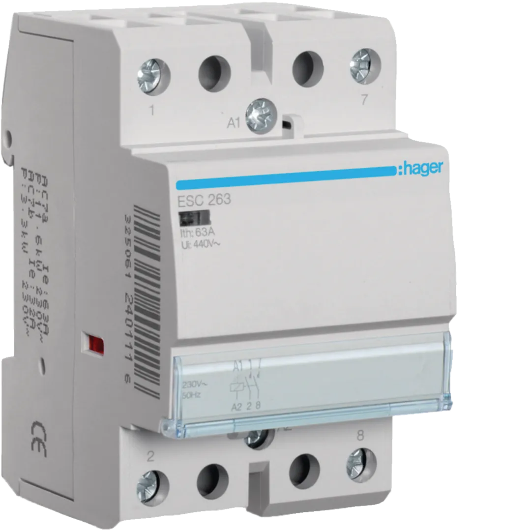 Contactor, 63A, 2ND, 230V