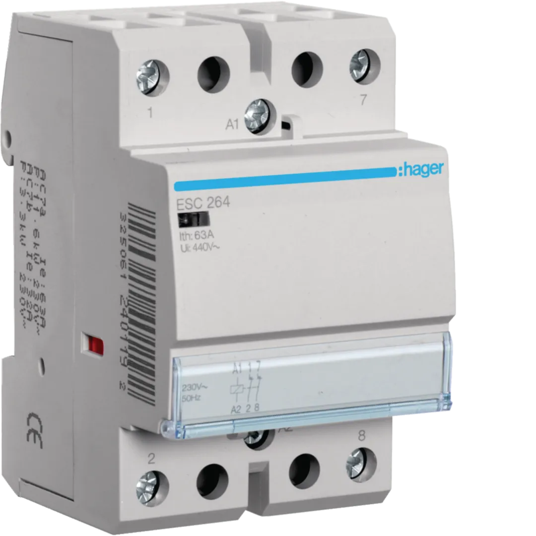 Contactor, 63A, 2NI, 230V