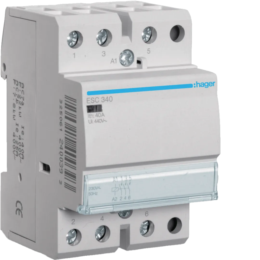 Contactor, 40A, 3ND, 230V