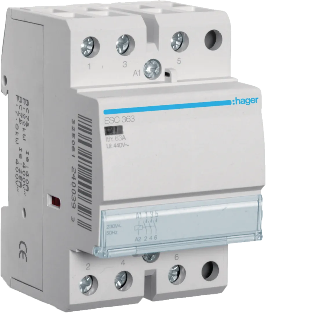 Contactor, 63A, 3ND, 230V