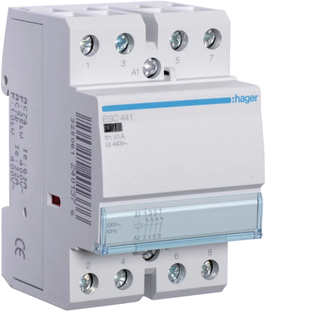 Contactor, 40A, 4NI, 230V