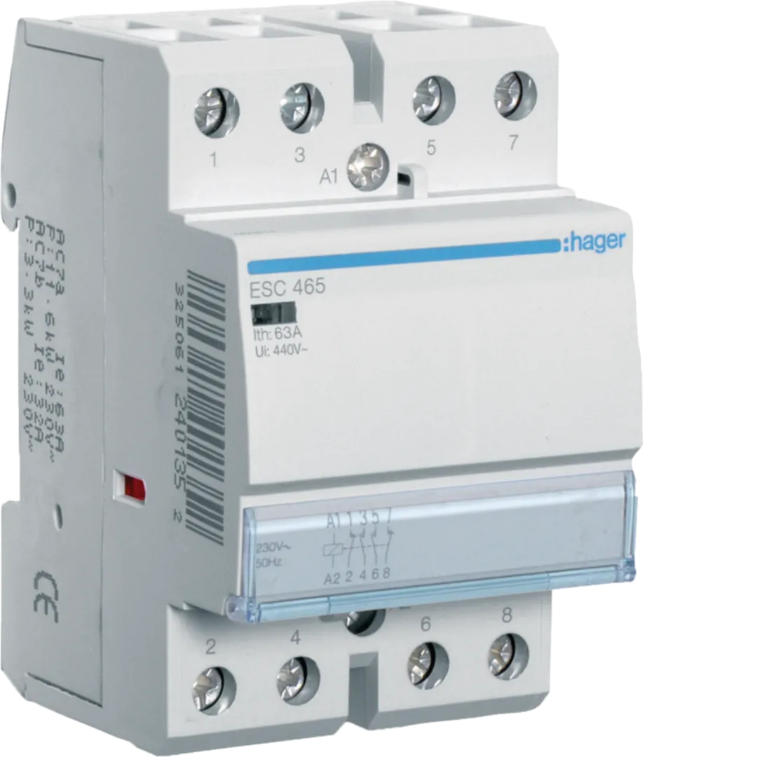 Contactor, 63A, 2ND/2NI, 230V