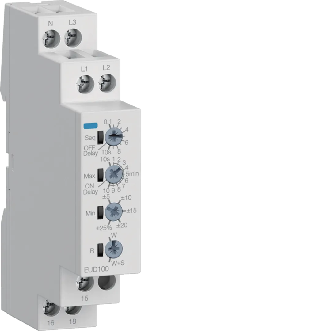 Releu monitorizare tensiune 1P+N/3P(N), 1 contact comutator, 1M