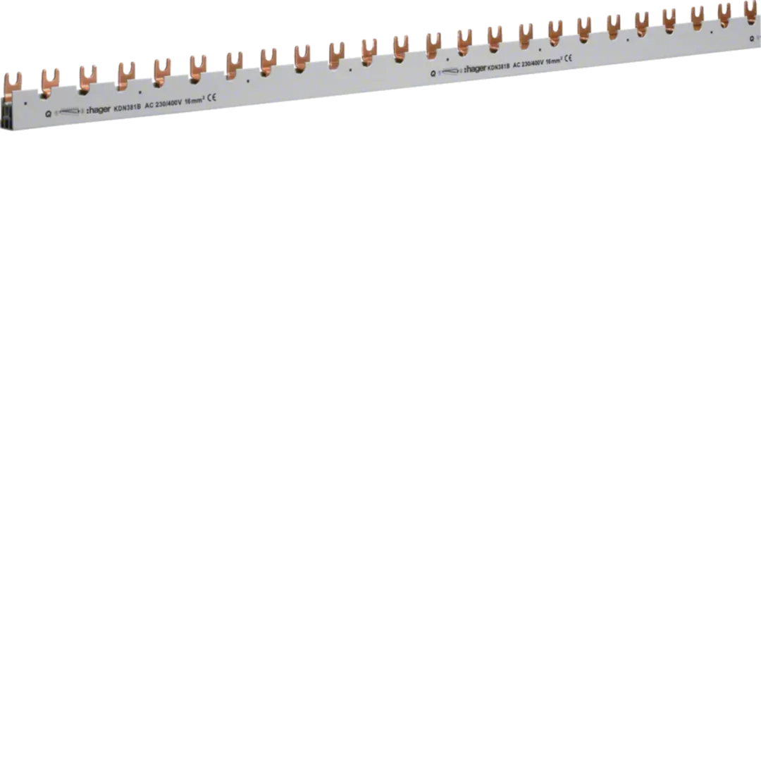 Busbar 3P furca 16mmp 80A 39C aux 0,5M