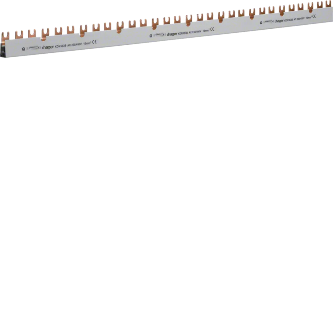 Busbar 3P furca 16mmp 80A 48C aux 0,5M