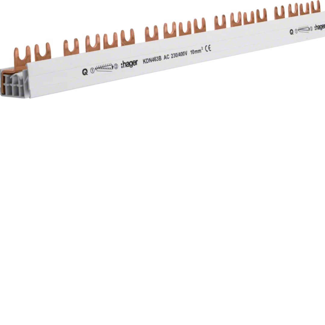 Busbar 4P furca 56M 10mmp 63A