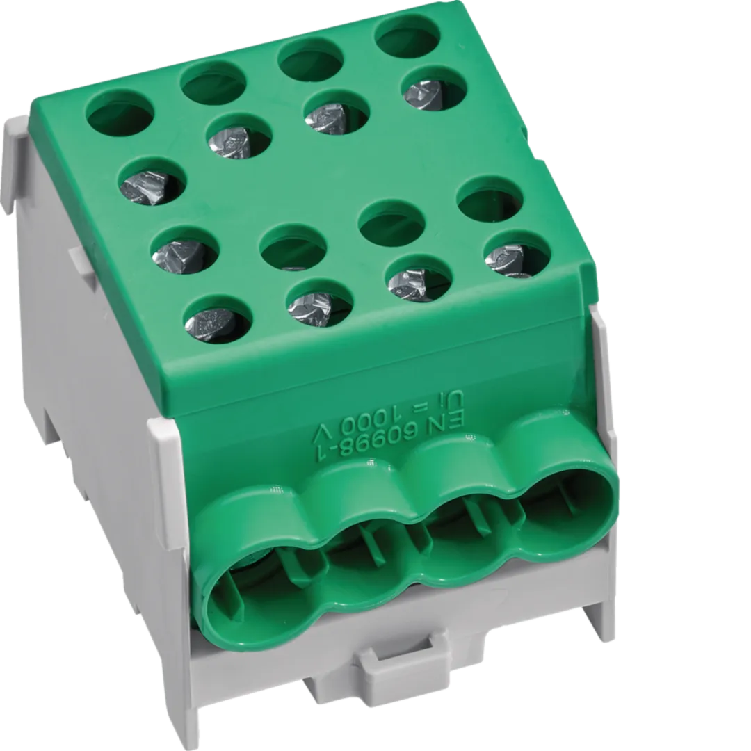 Repartitor 100A, 2x35mmp / 6x25mmp, verde
