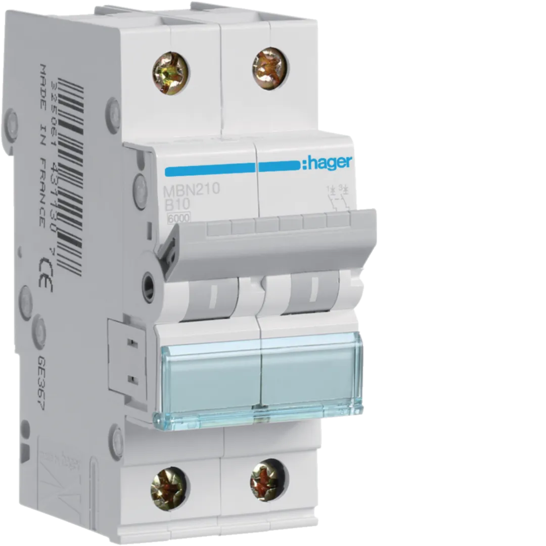 Disjunctor 2P 6kA B-10A 2M
