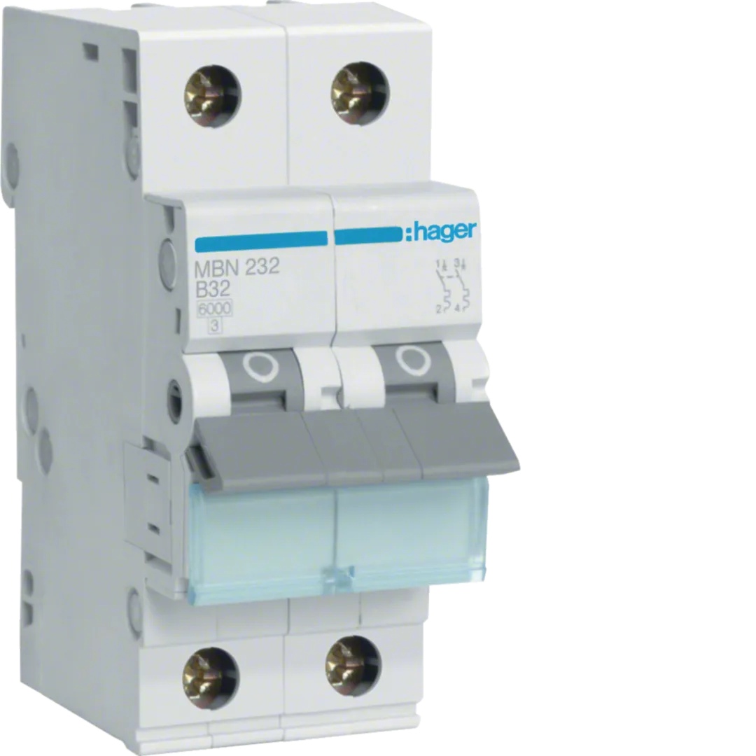 Disjunctor 2P 6kA B-32A 2M