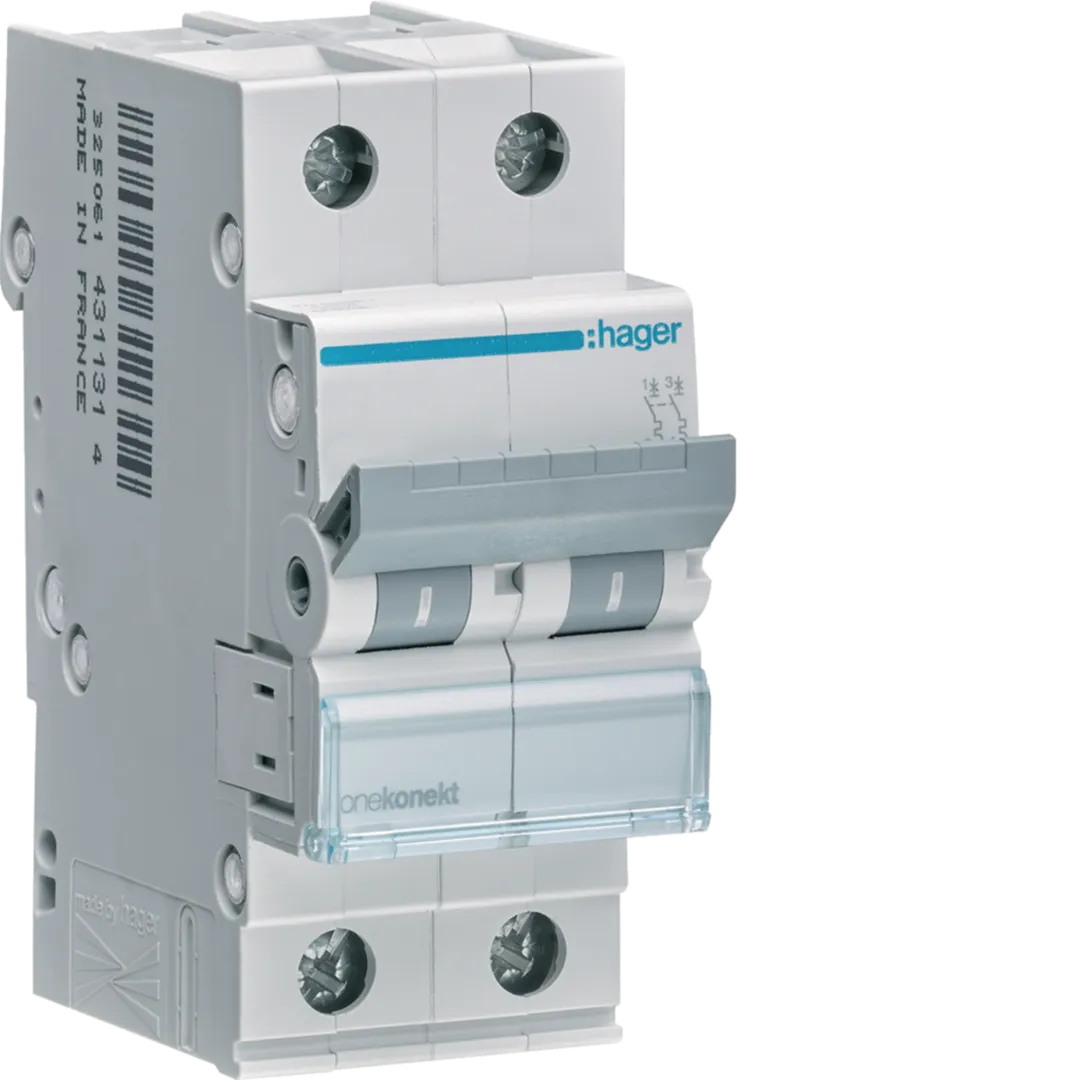 Disjunctor 2P 6kA C-10A 2M