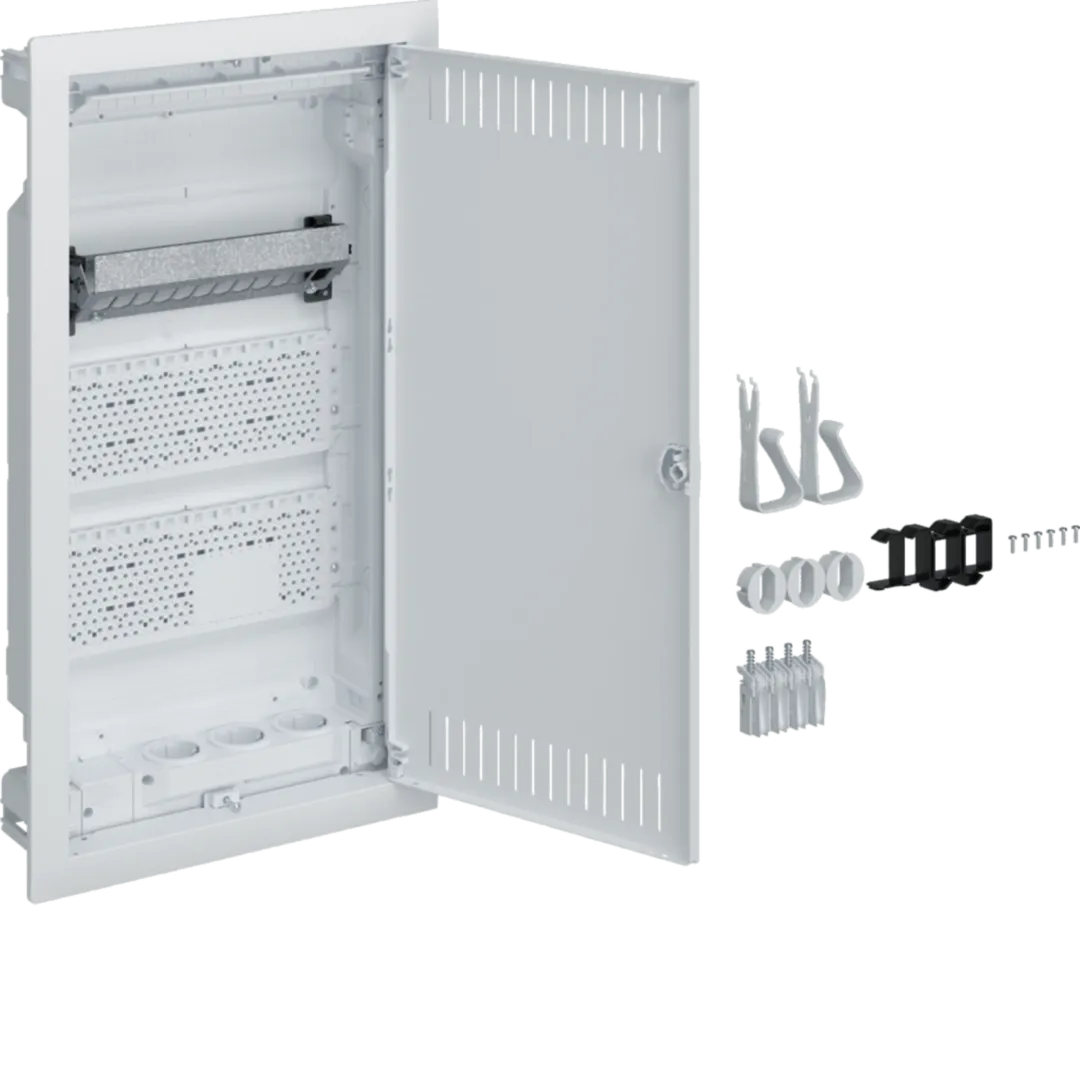 Volta multimedia 36NW, 3 prize schuko, accesorii montaj, gips carton