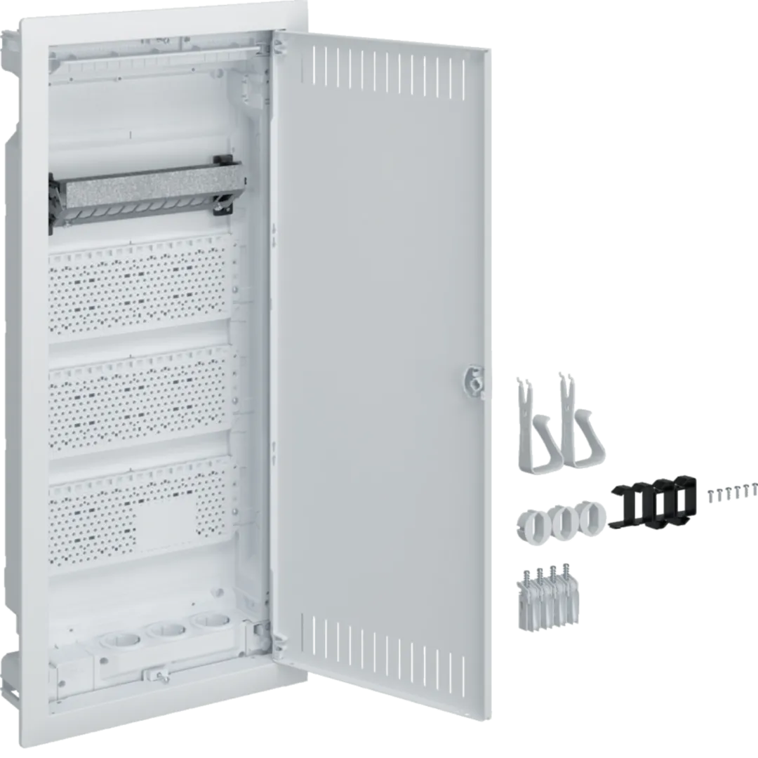 Volta multimedia 48NW, 3 prize schuko, accesorii montaj, gips carton